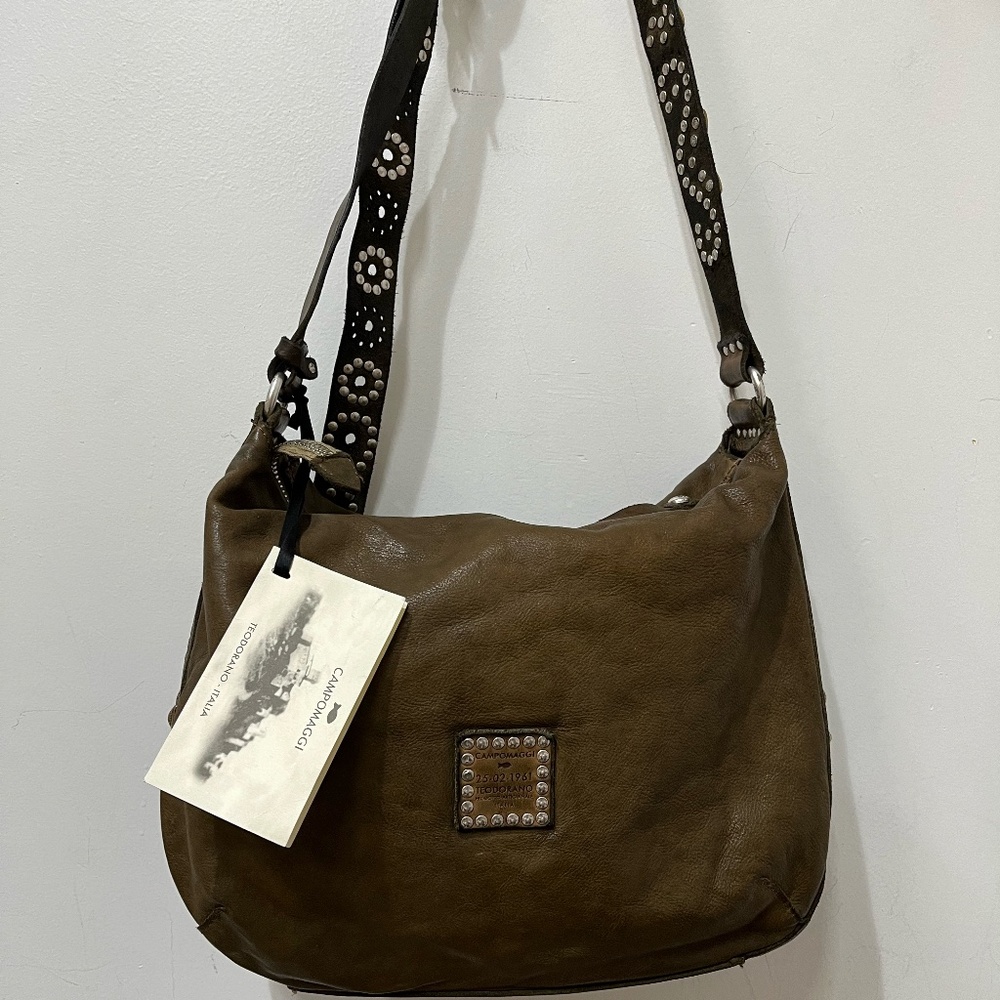 Campomaggi Shoulder Bag in Verde Militaire - Picture 4 of 6